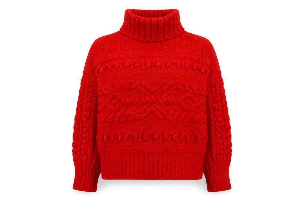 George Womens Orange Roll Neck  Acrylic Pullover Jumper Size L
