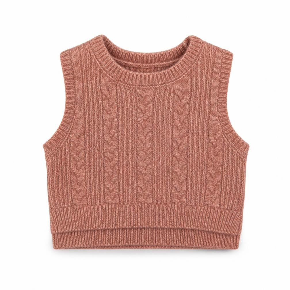 Primark Girls Pink  Polyester Vest Jumper Size 9-12 Months