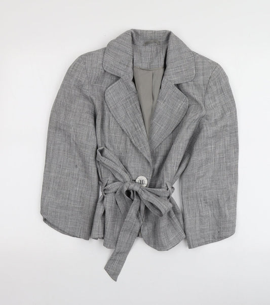 Evie Collection Womens Grey   Jacket  Size 14