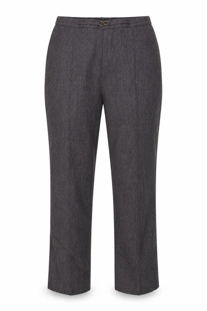 Damrat Womens Purple  Polyester Chino Trousers Size 18 L28 in Regular