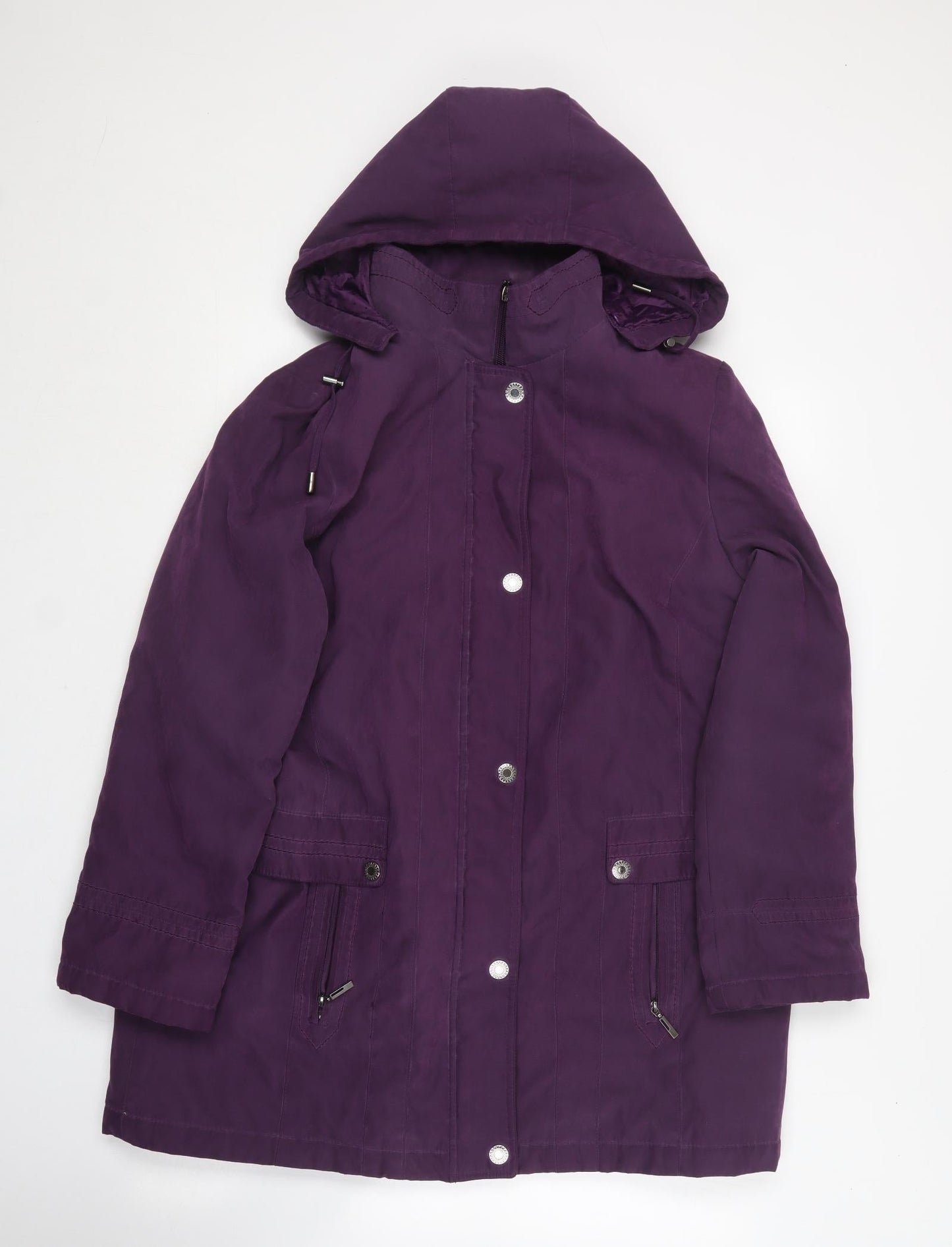 BM collection Womens Purple   Pea Coat Coat Size M