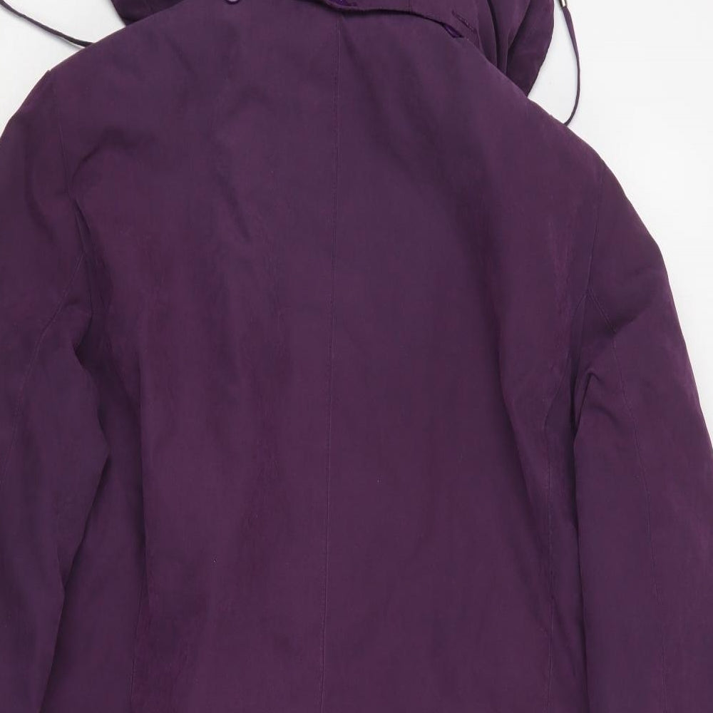 BM collection Womens Purple   Pea Coat Coat Size M