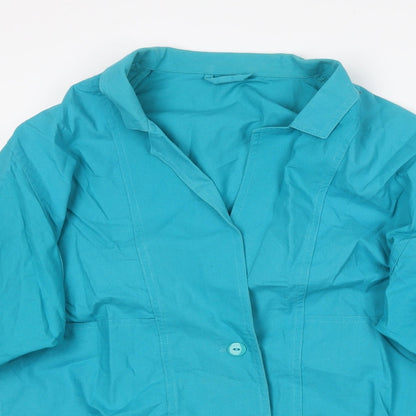 St Michael Womens Blue Jacket Size 14