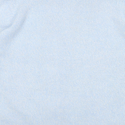 Preloved BM collection Womens Blue Collared  Polyester Full Zip Jumper Size M - Label