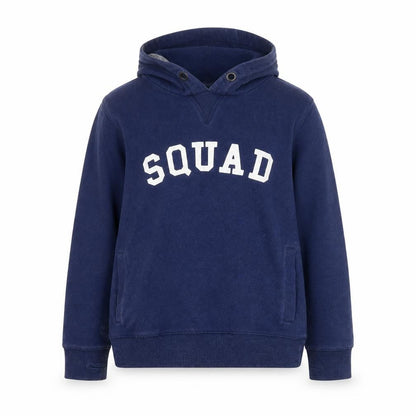 Next Girls Blue  Cotton Pullover Hoodie Size 8 Years  Pullover - Slogan