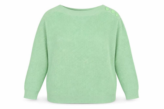 George Womens Green Boat Neck  Acrylic Pullover Jumper Size L
