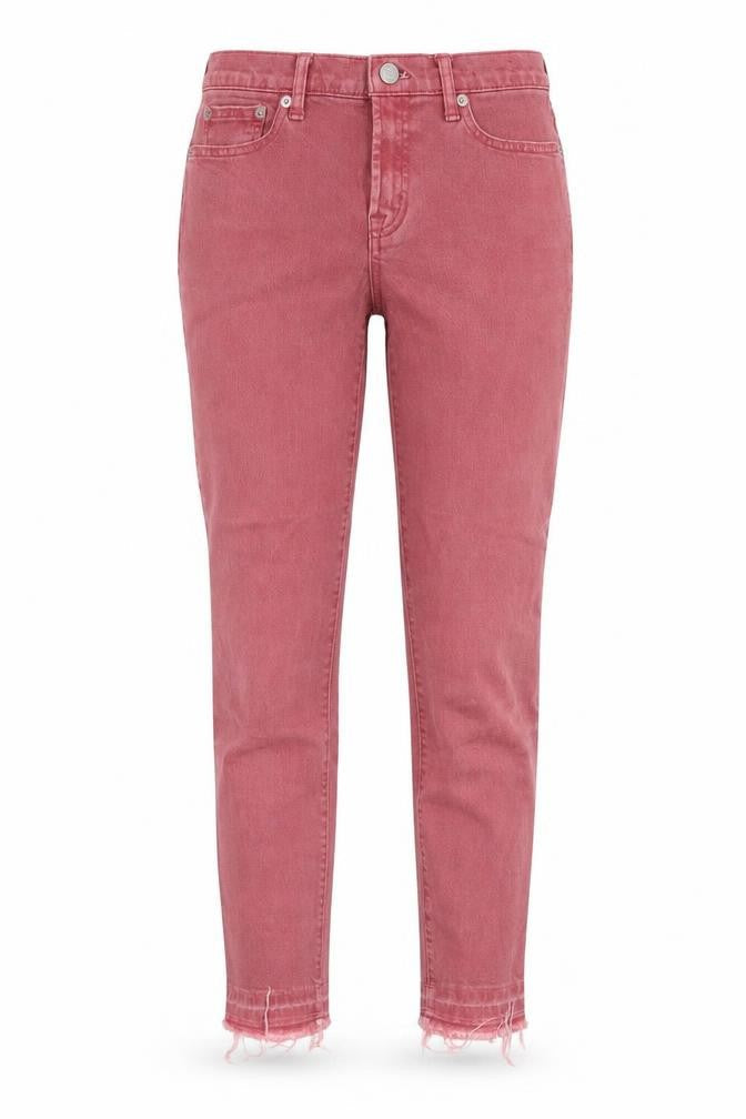 Gap Womens Pink  Polyester Skinny Jeans Size 27 in L27 in Slim Zip