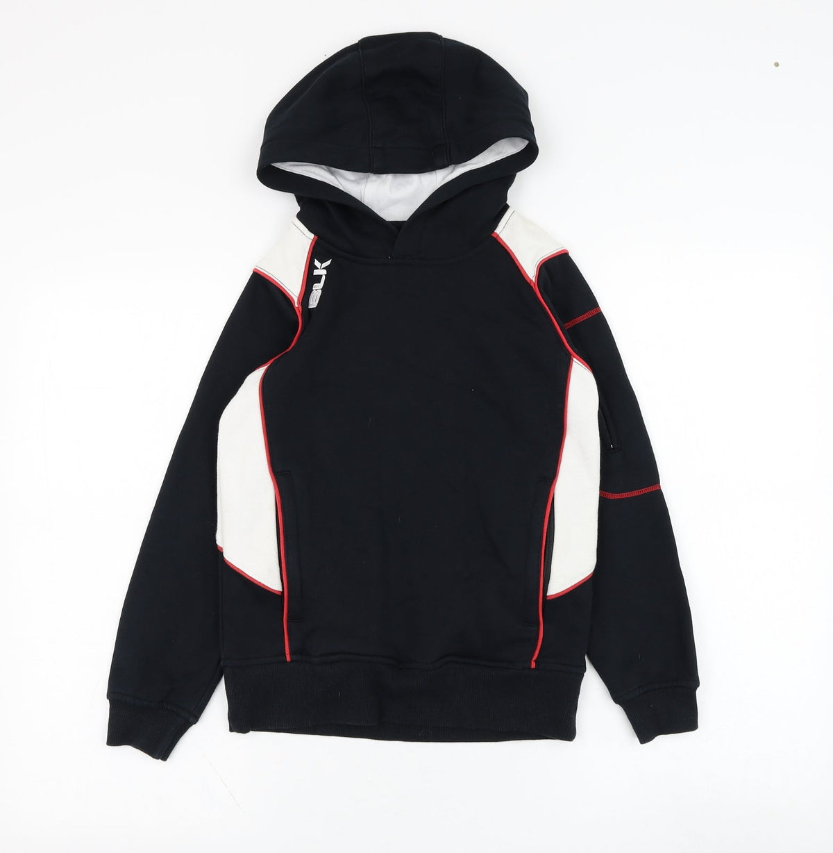 BLK Girls Black  Cotton Pullover Hoodie Size 8 Years  Pullover