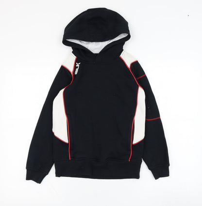 BLK Girls Black  Cotton Pullover Hoodie Size 8 Years  Pullover