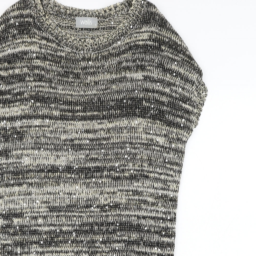 Wallis Womens  Round Neck  Polyester Pullover Jumper Size S