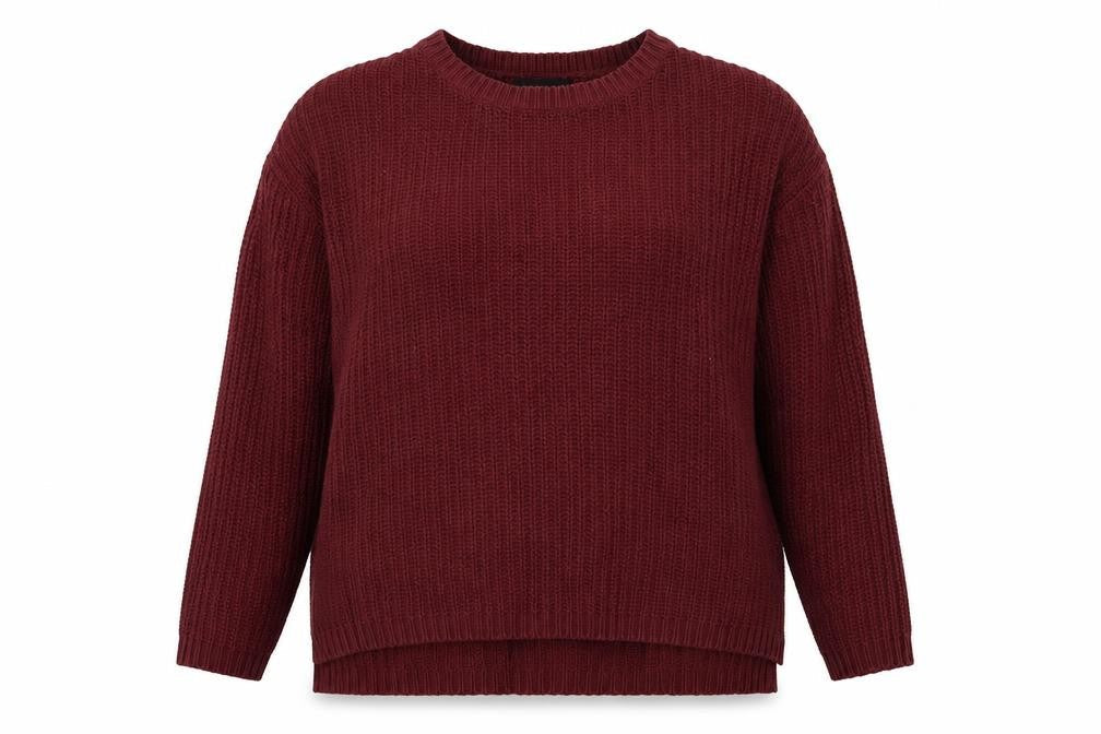 FOREVER 21 Womens Purple Round Neck  Polyester Pullover Jumper Size L