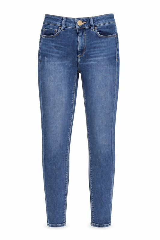 ASOS Womens Blue  Cotton Skinny Jeans Size 26 in L32 in Regular Zip