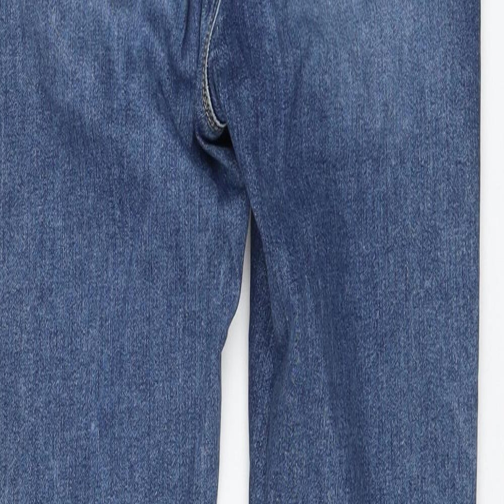 ASOS Womens Blue  Cotton Skinny Jeans Size 26 in L32 in Regular Zip