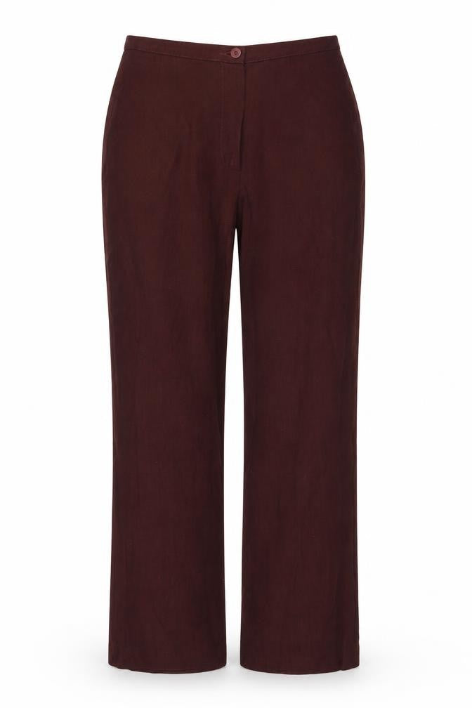 NEXT Womens Red  Polyester Trousers  Size 10 L27 in Regular Zip