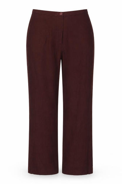 Next Womens Red  Polyester Trousers  Size 10 L27 in Regular Zip