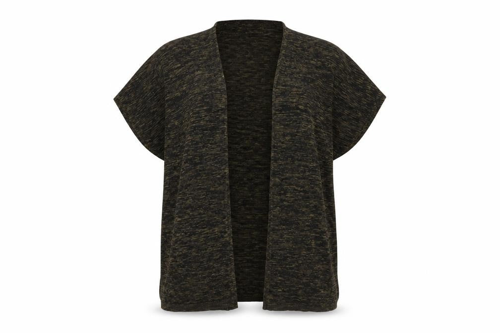 Atmosphere Womens Green Square Neck  Viscose Cardigan Jumper Size S