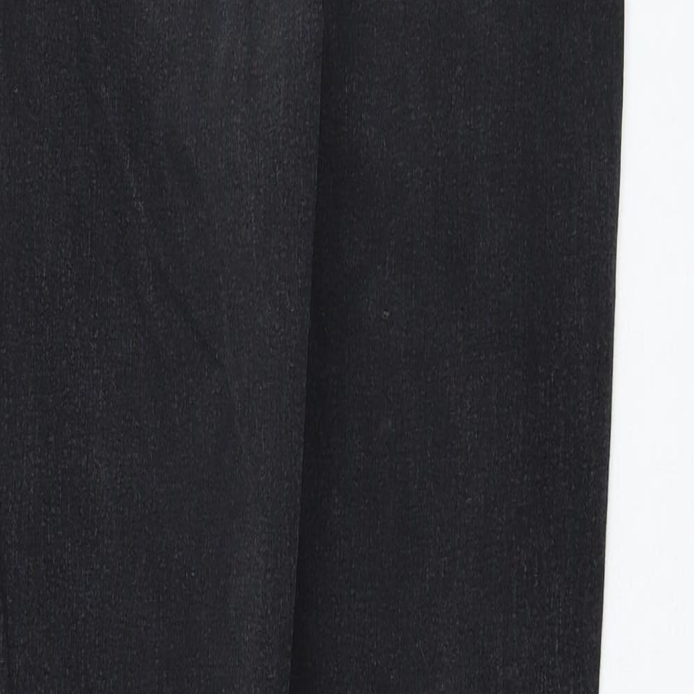 Topshop Womens Black  Cotton Skinny Jeans Size 30 in L32 in Regular Zip