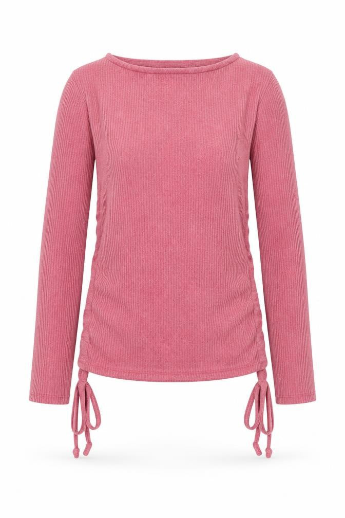 George Womens Pink Round Neck  Viscose Pullover Jumper Size S