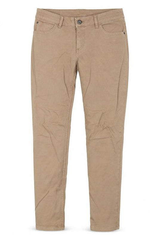 Iconic Womens Beige  Cotton Skinny Jeans Size 30 in L28 in Regular
