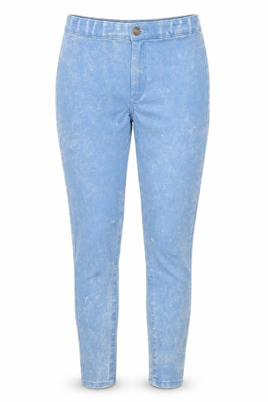 Topshop Womens Blue  Cotton Jegging Jeans Size 28 in L28 in Regular Zip