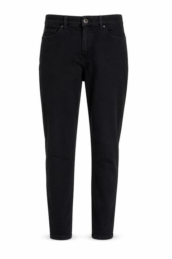 Topshop Womens Black  Cotton Skinny Jeans Size 28 in L26 in Regular Zip
