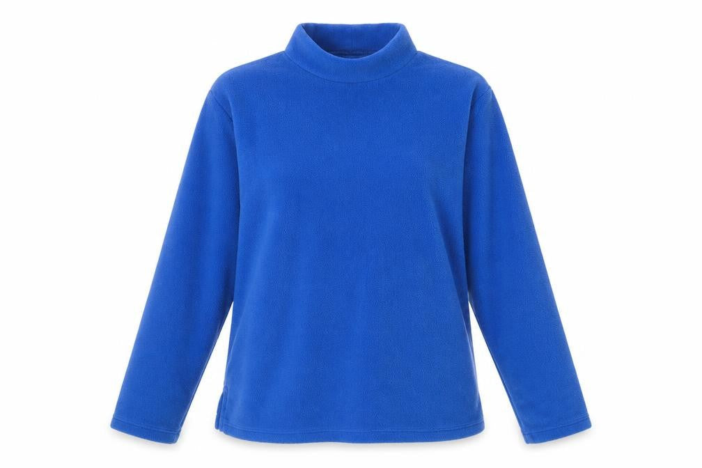 Damart Womens Blue  Polyester Pullover Sweatshirt Size 10
