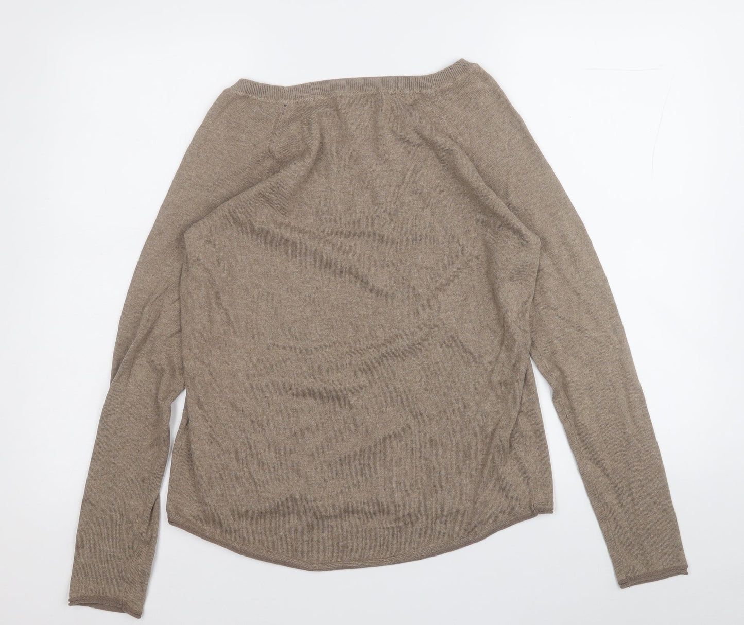 Gap Mens Brown  Acrylic  T-Shirt Size S Round Neck