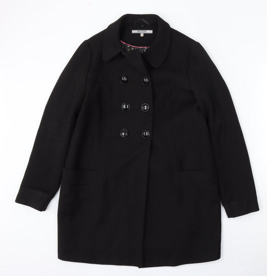 NEXT Womens Black   Jacket  Size 10  Button