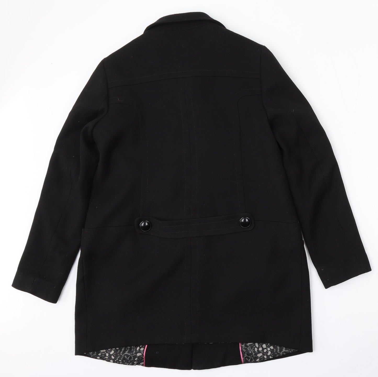 NEXT Womens Black   Jacket  Size 10  Button