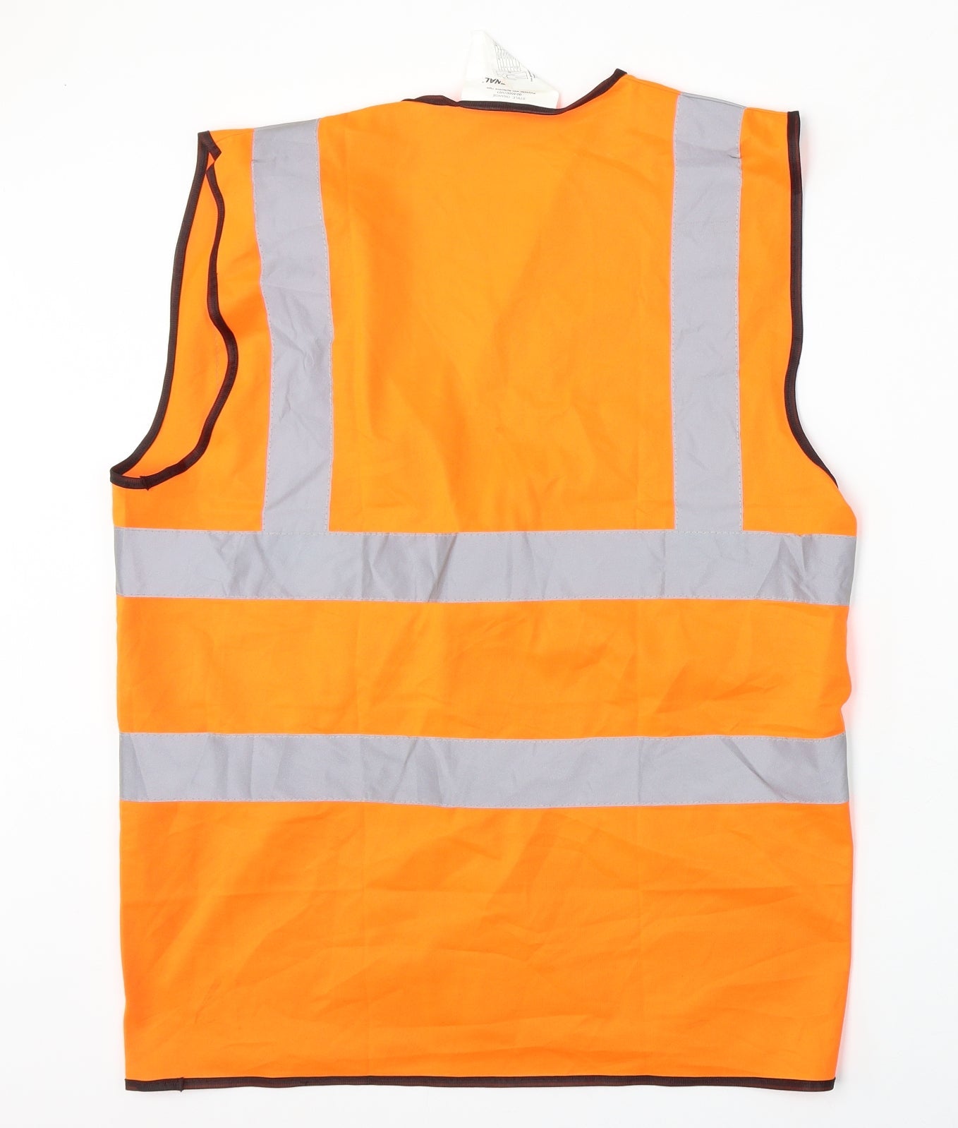 Fastenal Mens Orange   Gilet Jacket Size M  Hook & Eye