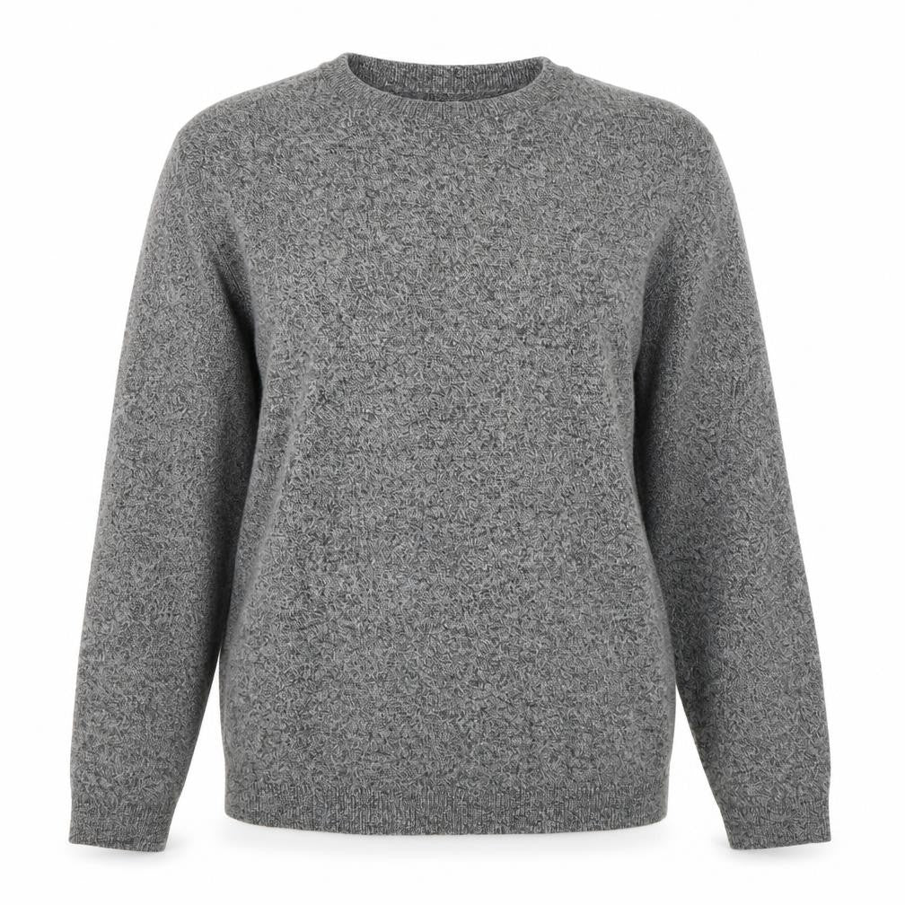 Topman Womens Grey Round Neck  Cotton Pullover Jumper Size S