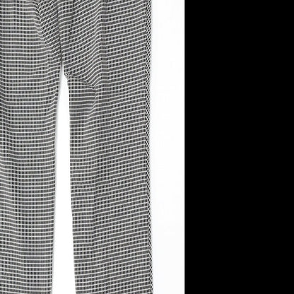 Next Womens Multicoloured Geometric Polyester Trousers  Size 6 L30 in Regular