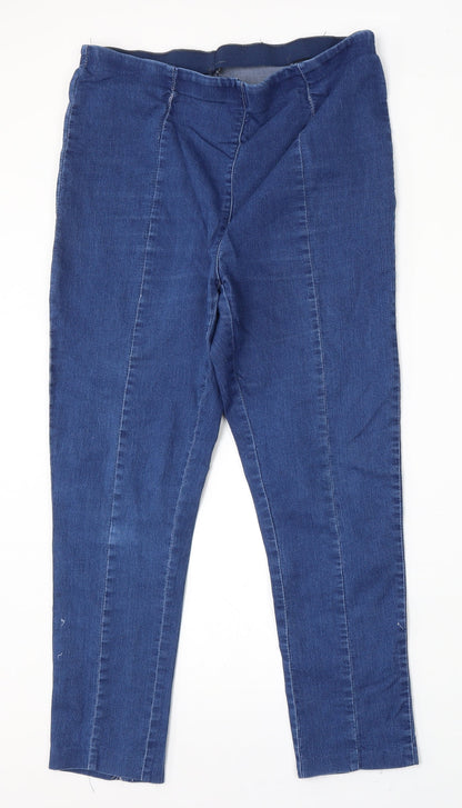 Womens Blue  Polyester Jegging Jeans Size 30 L26 in Regular
