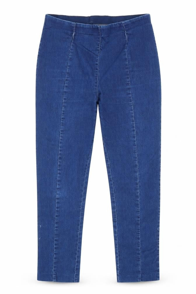 Preworn Womens Blue  Polyester Jegging Jeans Size 30 L26 in Regular