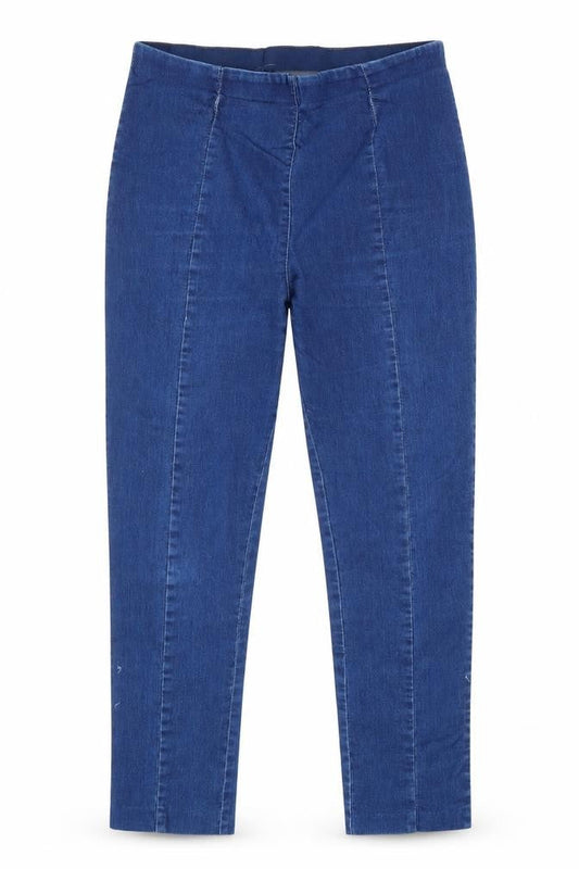 Preworn Womens Blue  Polyester Jegging Jeans Size 30 L26 in Regular