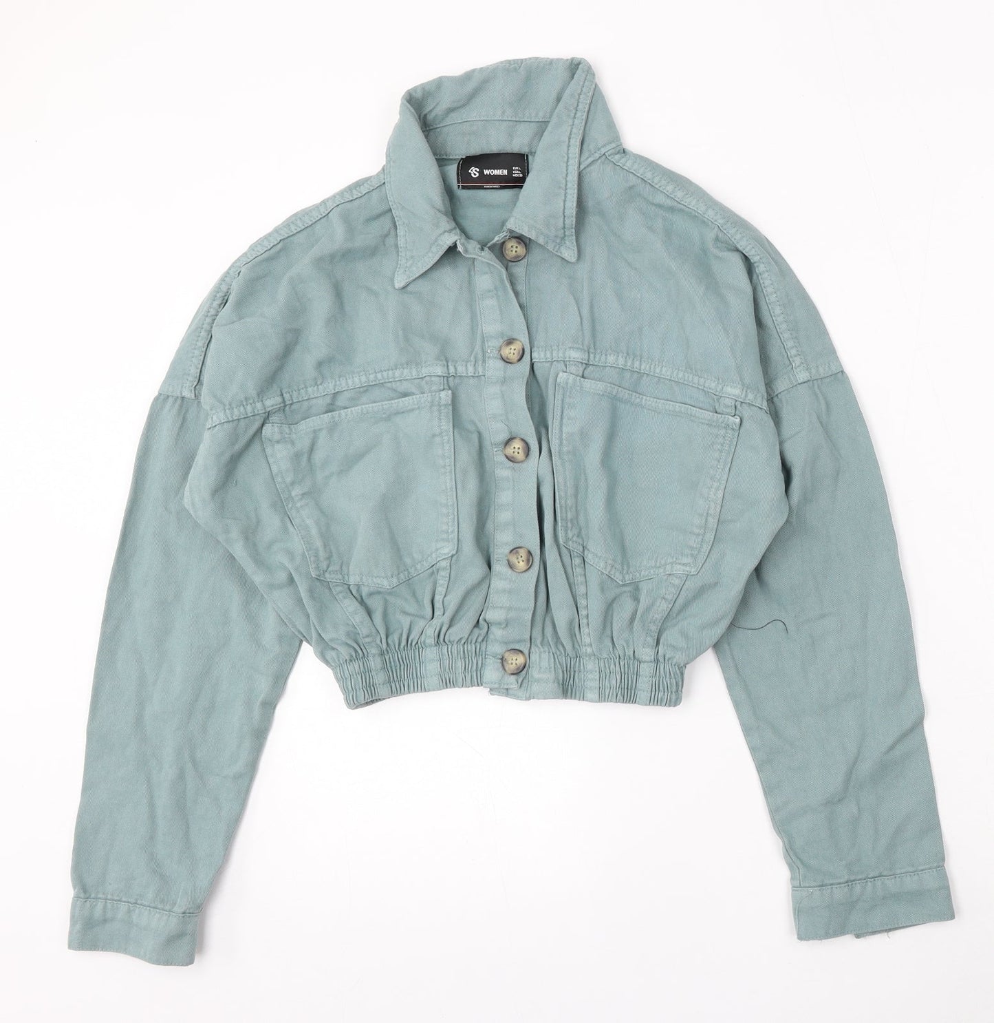 Womens Womens Blue   Jacket  Size L  Button