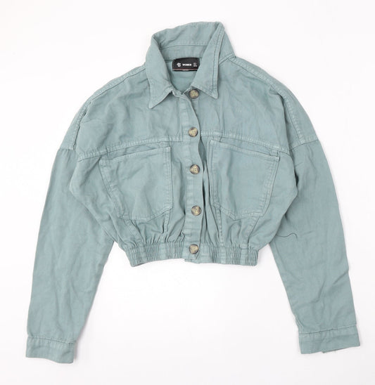 Womens Womens Blue   Jacket  Size L  Button