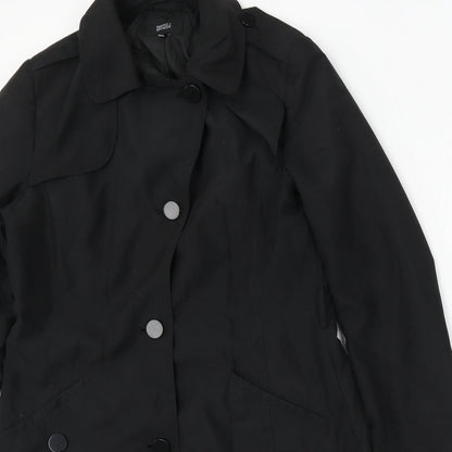 Marks & Spencer Womens Black   Jacket  Size 12  Button