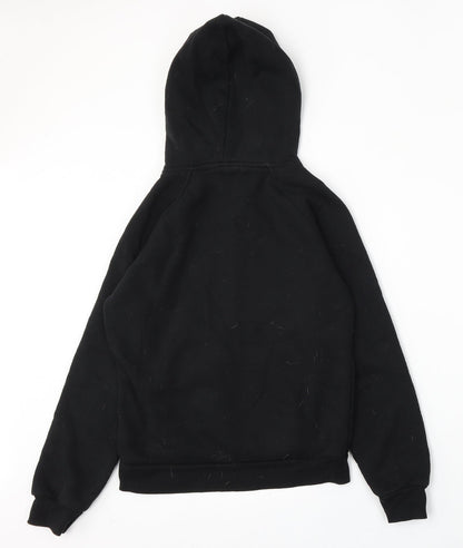 G Grown Womens Black  Cotton Pullover Hoodie Size S