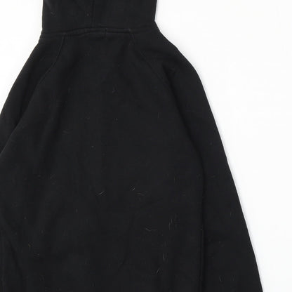 G Grown Womens Black  Cotton Pullover Hoodie Size S