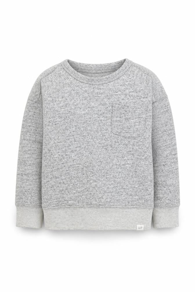 Gap Boys Grey  Cotton Pullover Hoodie Size 3 Years