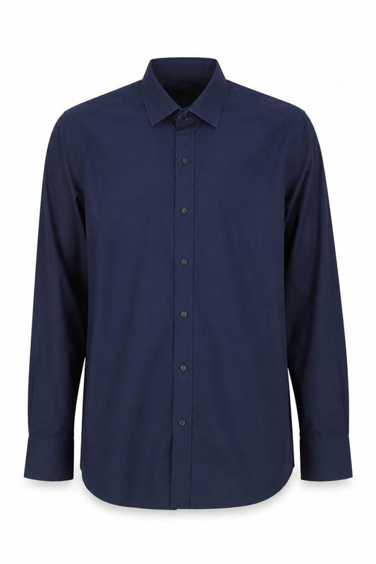 Replay Mens Blue  Cotton  Button-Up Size S Collared