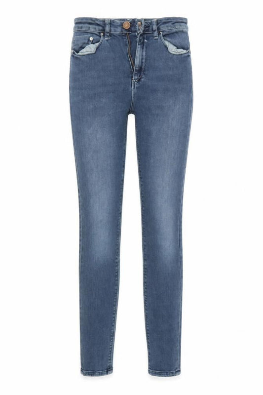 ASOS Womens Blue  Cotton Skinny Jeans Size S L34 in Regular