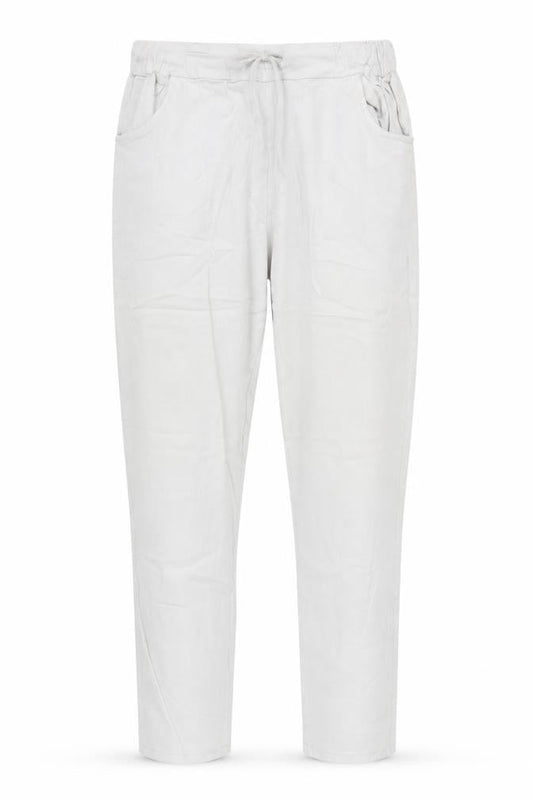 Preworn Womens Beige  Viscose Cargo Trousers Size M  Regular