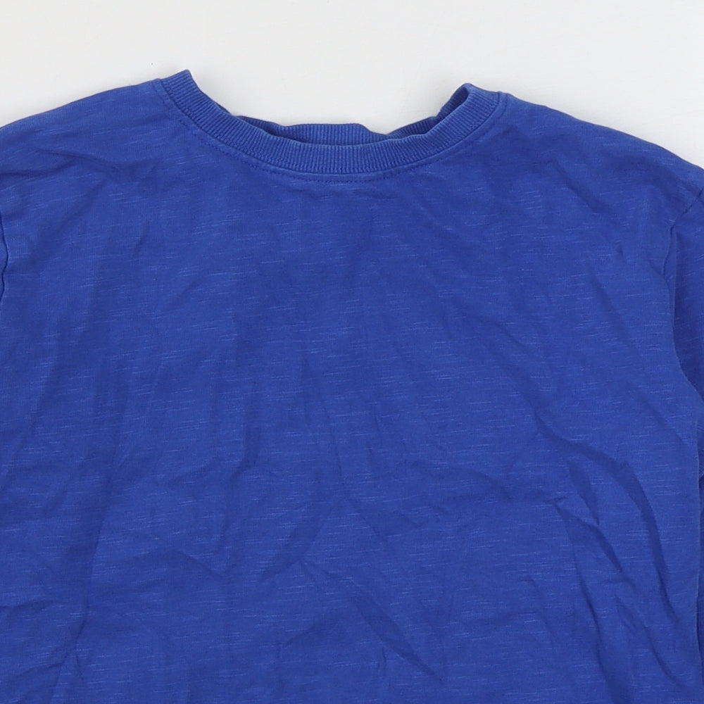 NEXT Boys Blue  100% Cotton Pullover Sweatshirt Size 7 Years  Pullover