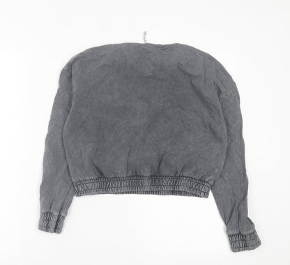George Girls Grey  Cotton Pullover Sweatshirt Size 8-9 Years  Pullover