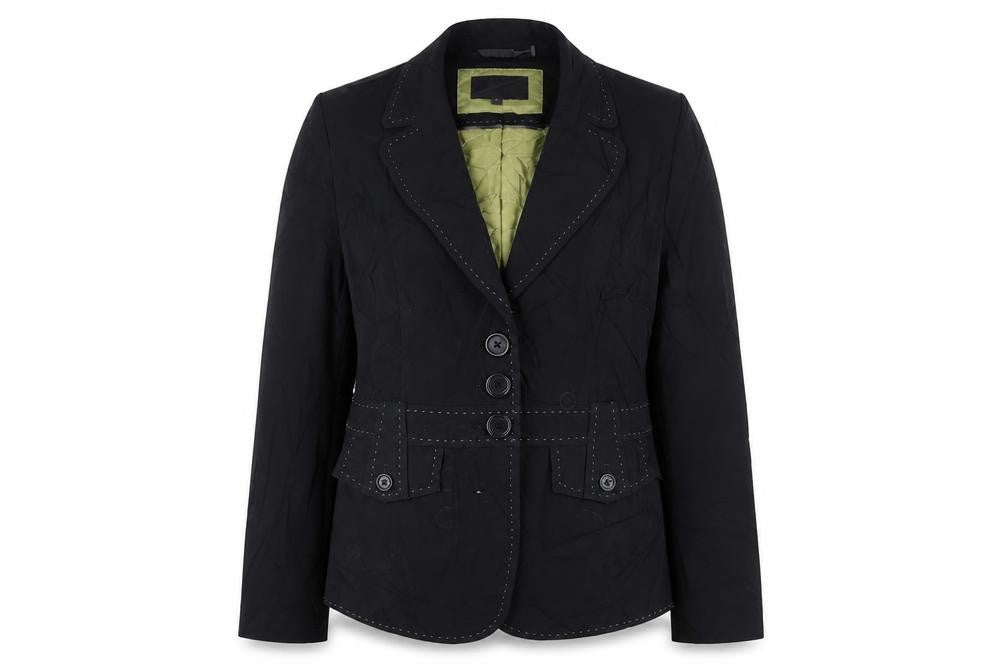 NEXT Womens Black   Jacket Blazer Size 8  Button