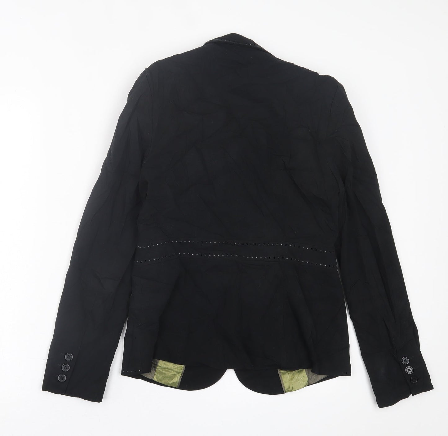 NEXT Womens Black   Jacket Blazer Size 8  Button