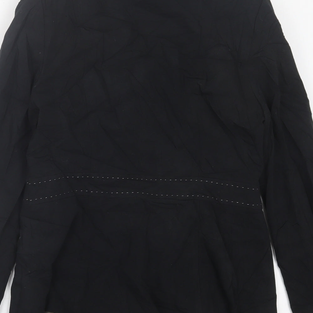 NEXT Womens Black   Jacket Blazer Size 8  Button