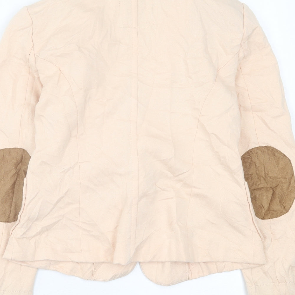 RESERVED Womens Beige   Jacket Blazer Size 14  Button